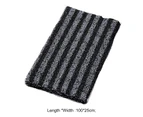 puluofuh Body Scrub Towel Rich Foaming Gentle Rubbing Quick-drying Exfoliating Washcloth Long Towel Bathroom Supplies-B