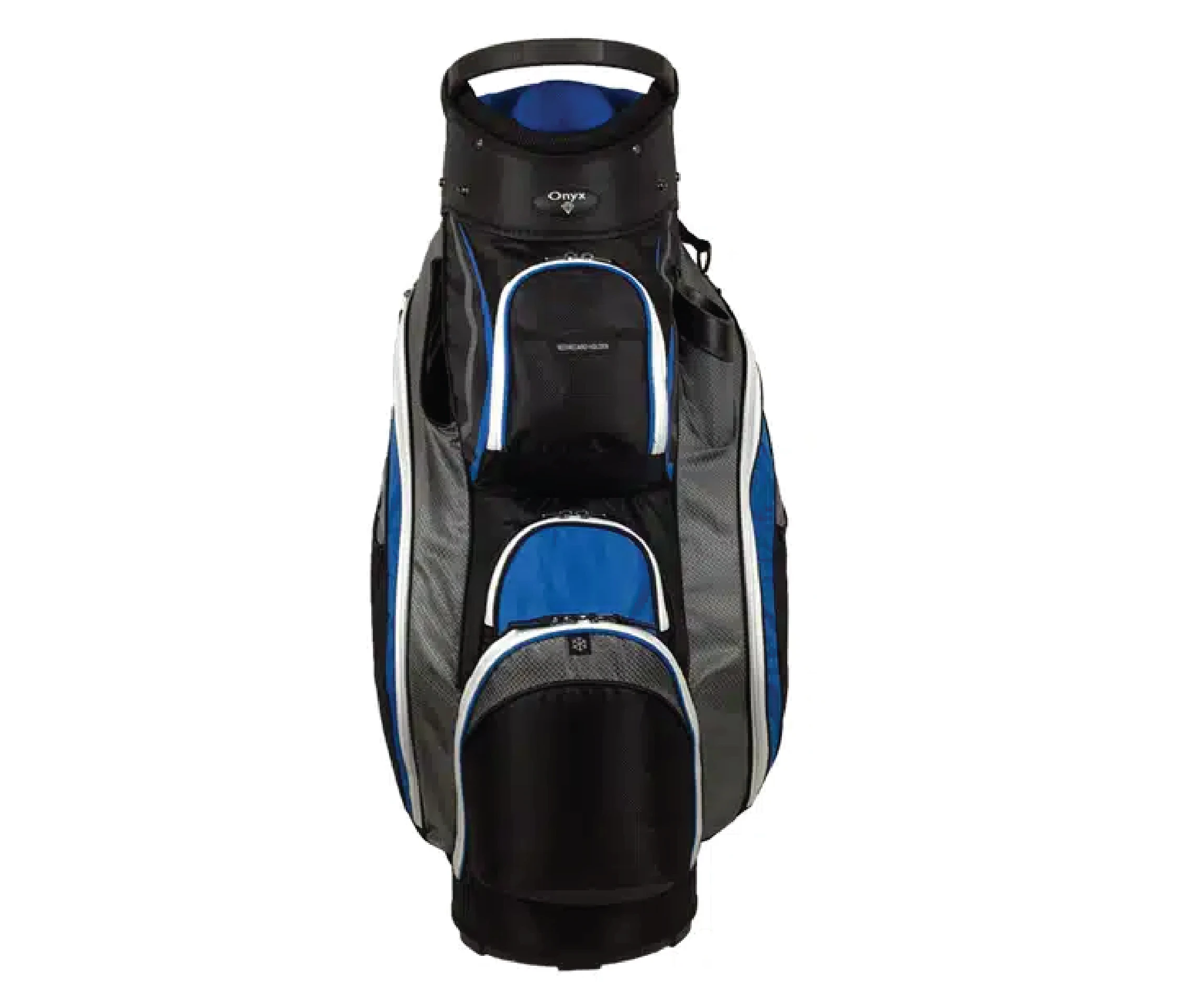 SPYDER GOLF BAG – BLACK, GREY & SKY BLUE