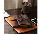 Leather Journal Notebook - Leather Bound Journal For Men, Lined Travel Journal & Writing Journal For Personal Diary