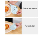 ishuif Insulated Glove Heat Resistant Anti-scalding Baking Microwave Oven Mitt Kitchen Accessories-Blue