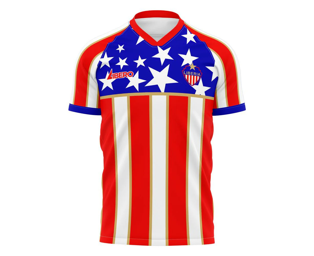 Liberia 2023-2024 Home Concept Football Kit (Libero) - Adult Long Sleeve