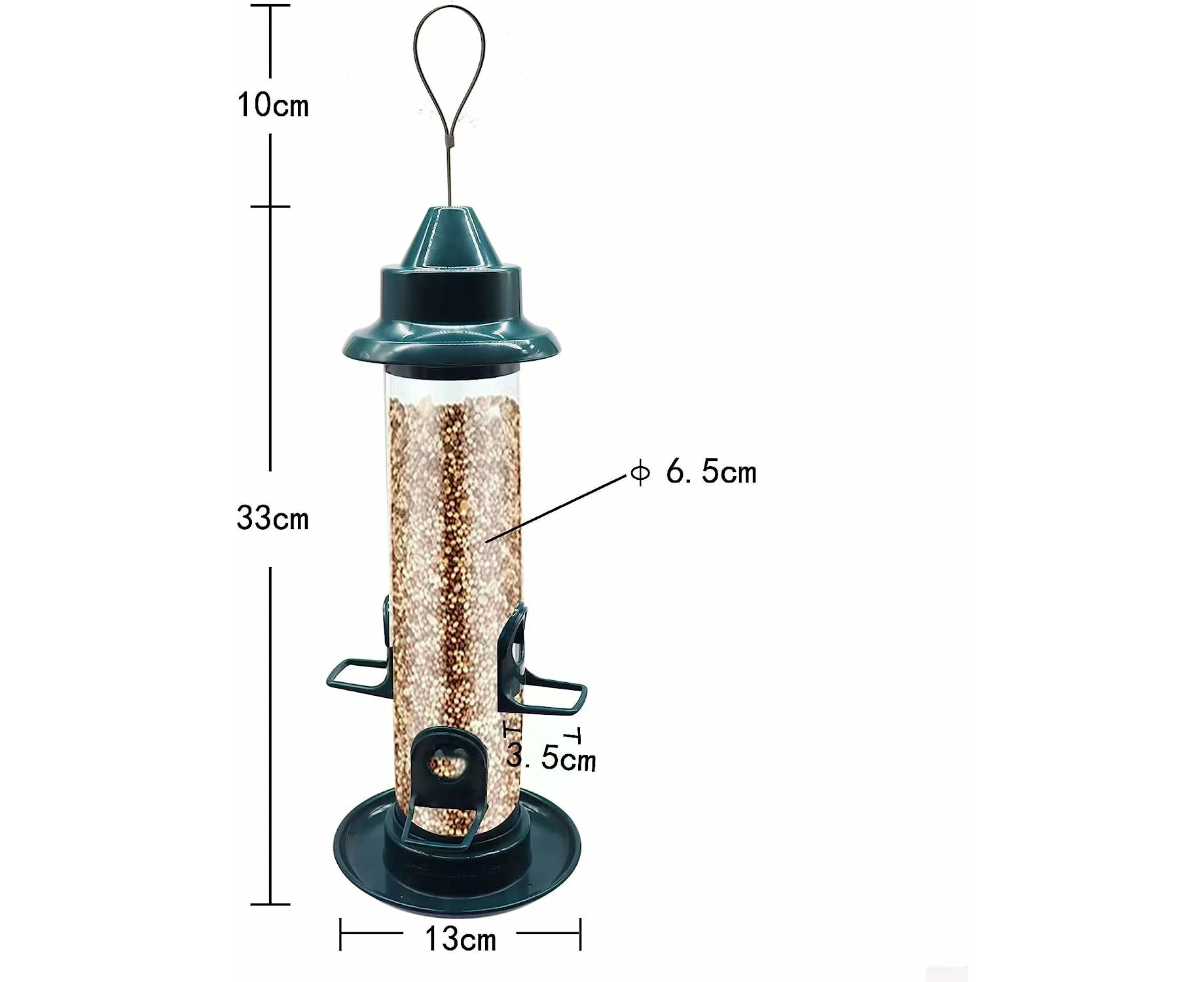 Hanging Wild Bird Feeders for Outdoors, Fits Cardinals, Finches, Chickadees etc.