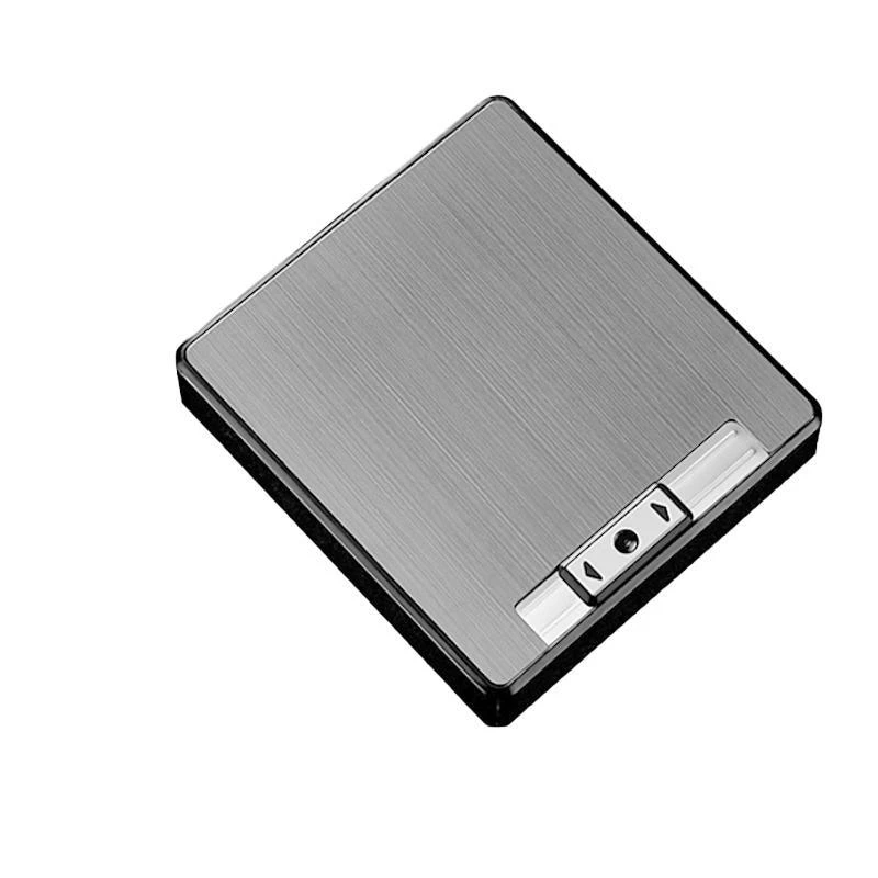 Automatic Rechargeable Electric USB Cigarette Case Lighter Gift Dampproof Box