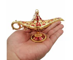 Bestier Aladdin Magic Genie Lamp Party Table Decoration Gift-Gold Red