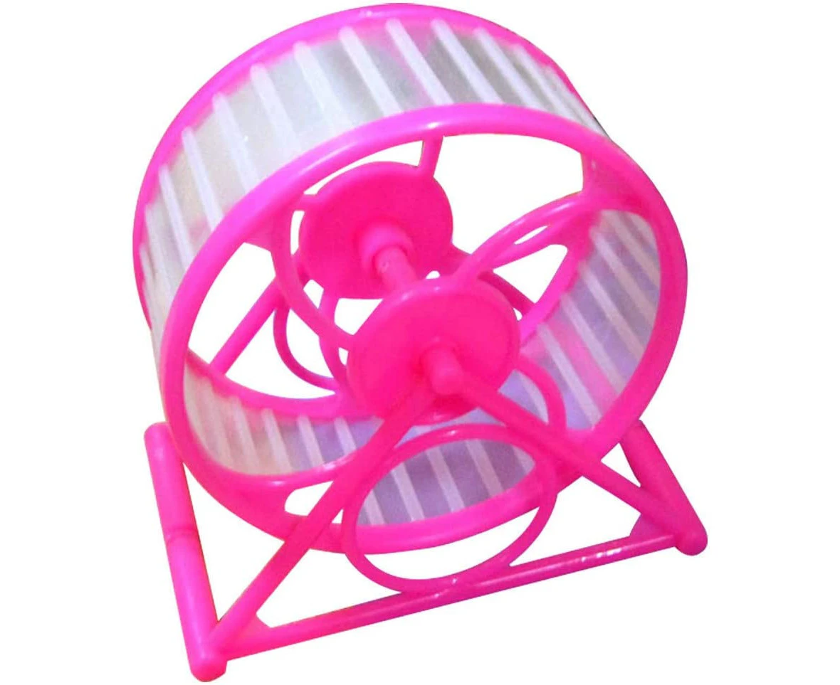 1pc Rosy Hamster Wheel Pet Jogging Hamster Mouse Guinea Pig Animals Exercise Toy Running Spinner Sport Wheel Toys-