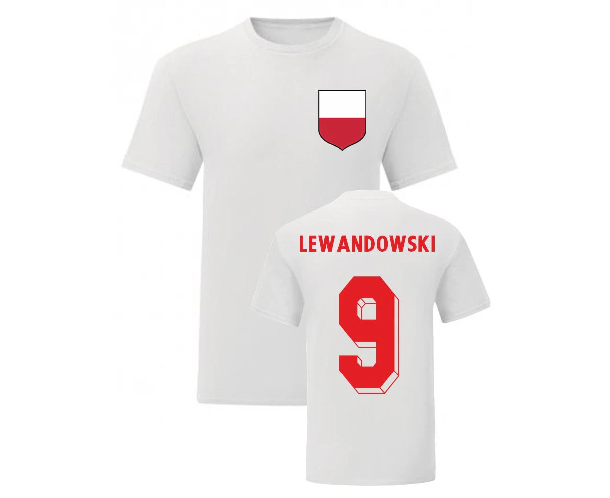 Robert Lewandowski Poland National Hero Tee (White)