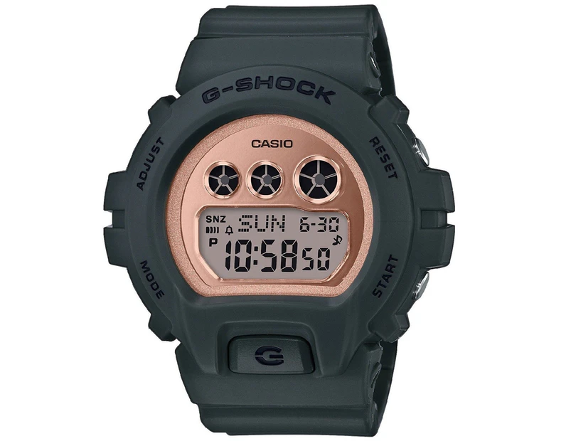 Casio G Shock S Series GMD S6900MC 3 Green & Rose Gold 200m Digital Watch