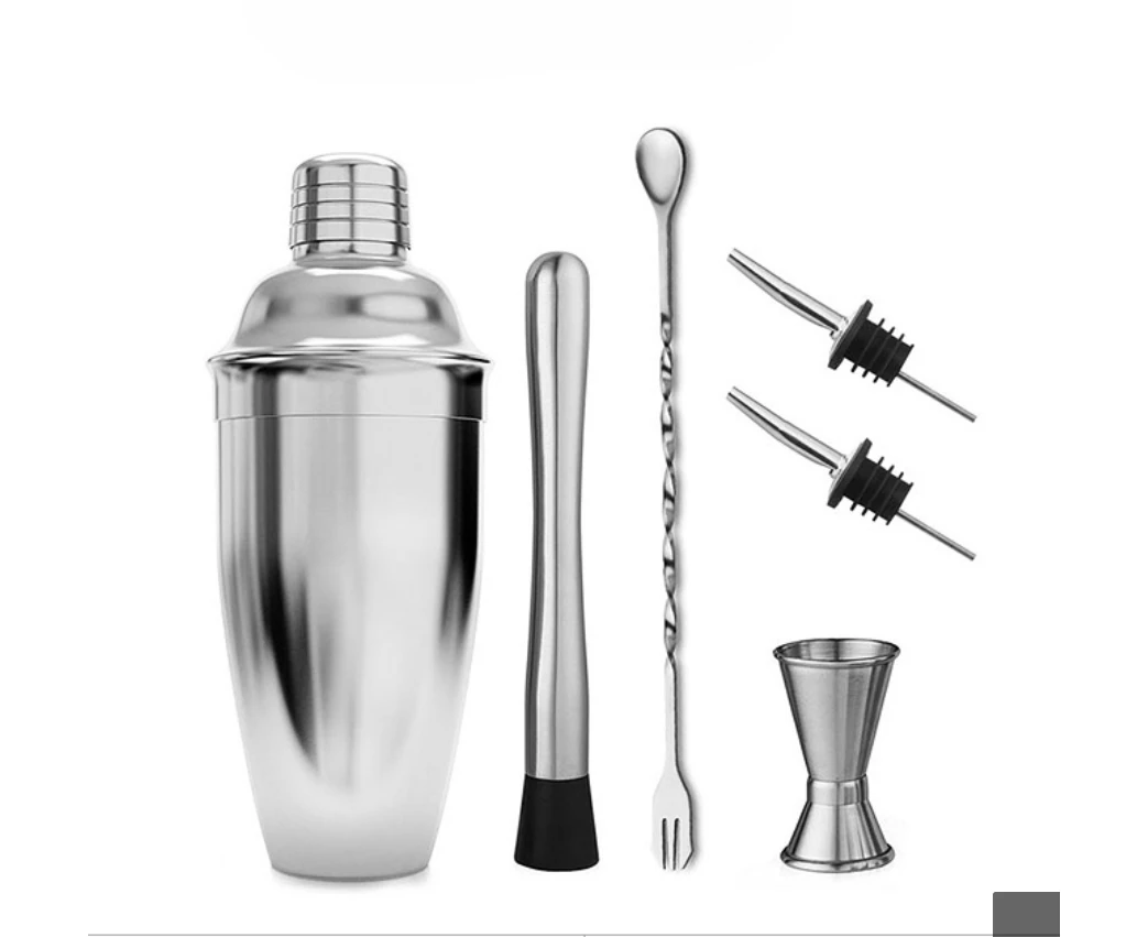 Shaker,Bartender Set-304 Stainless Steel-750Ml 5Set 3-Piece Set Professional Cocktail Set Made Of Stainless Steel Bar Cocktail