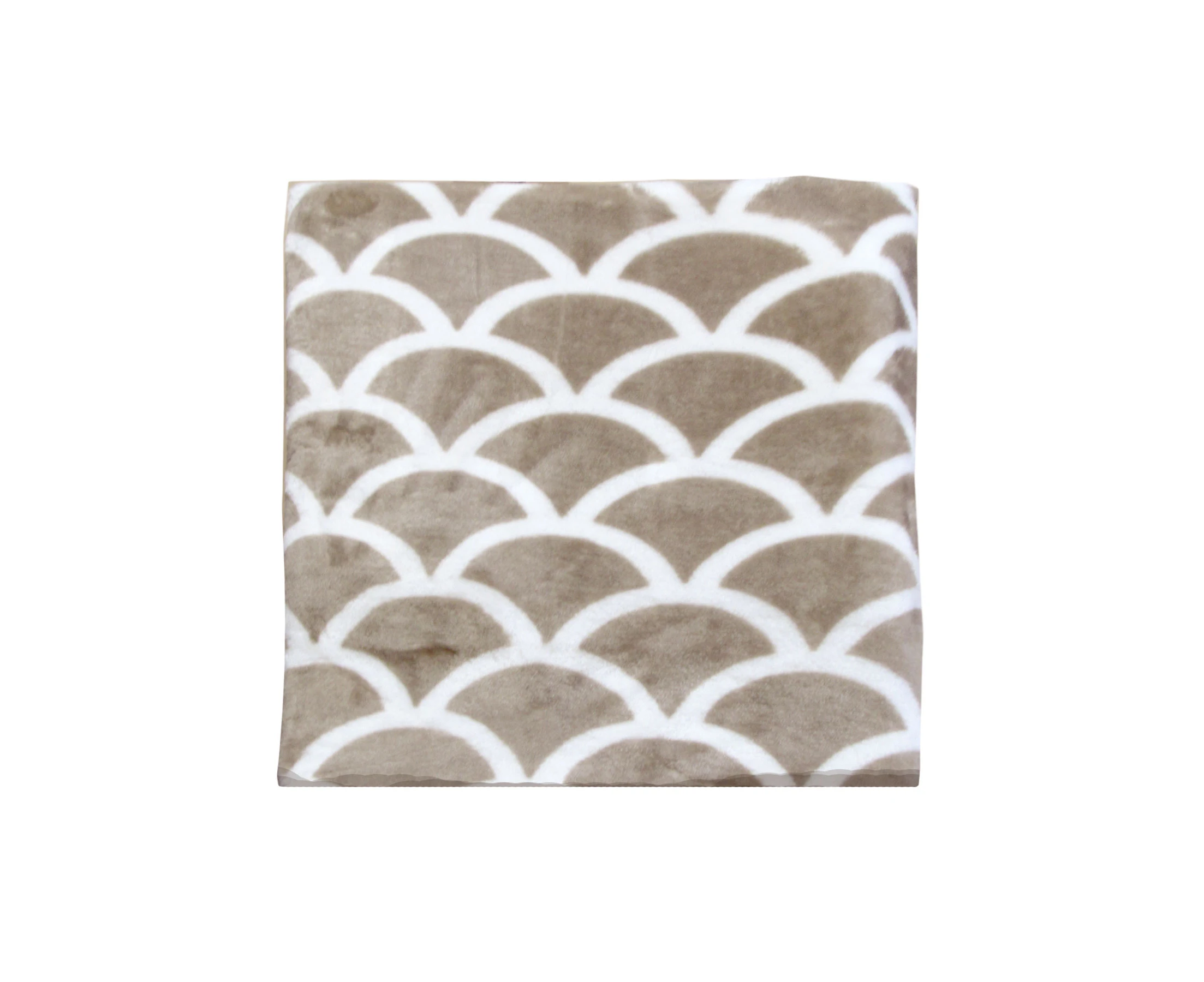 Assorted Plush Throw Rug 125 x 150 cm - Berge Natural