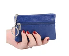 Bank Credit Card Holder Organizer Ultra-Slim Coin Purse Multi-slot Pocket Wallet for Women Small Purse Portable Wallet-Color-Blue