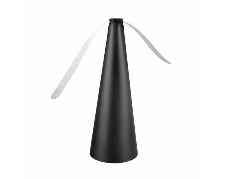 Fly Free Entertaining Chemical Free Fly Repellent Fly Fan Outdoor Indoor Home - Black