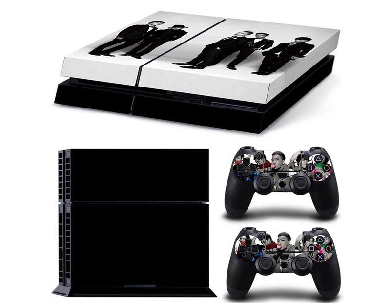 PS4 Skin Vinyl Decal Cover for Sony Playstation Game Console + PS4 Controllers Sticker - TN-PS4-2294