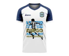 Diego Maradona Legend Of Our Time Tee (White) - Kids