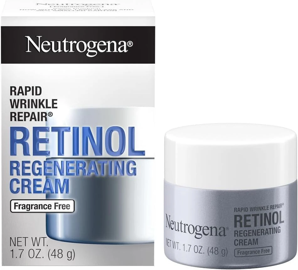 Neutrogena Rapid Wrinkle Repair Regenerating Cream - Fragrance Free 48g