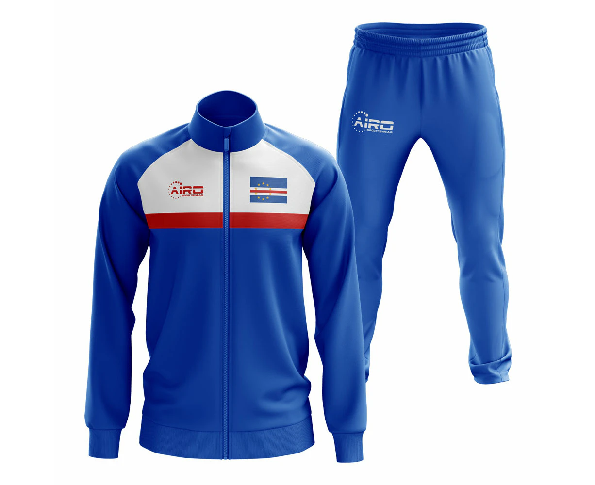 Cape Verde Concept Football Tracksuit (Royal)