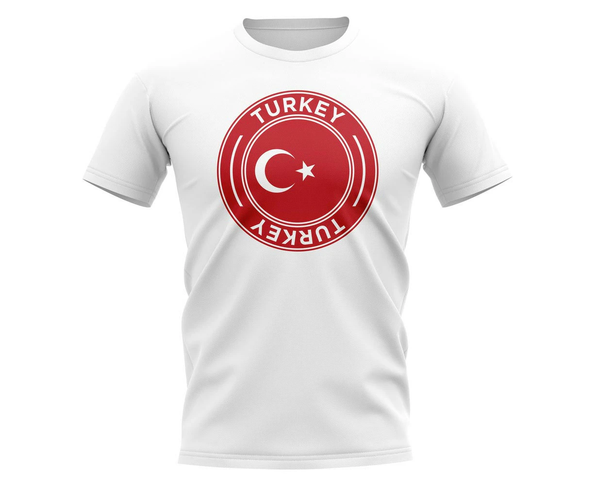 Turkey Football Badge T-Shirt (White)