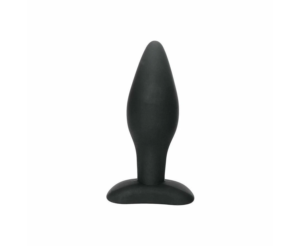 Introducing The Sensaflex Plu005 Slim Silicone Butt Plug The Ultimate Pleasure For All Genders, Designed For Intense Anal Stimulation In Elegant Black