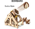GEERTOP Construction Model Kit Build 3 Wooden 3D Puzzle Models Craft Kits Perfect Gift for Girls and Boys