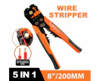 Automatic Wire Cutter Stripper Pliers Electrical Cable Crimper Terminal Tool