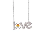 English Classic Emotional Lyrics Mode Love Necklace Pendant Charm Jewelry