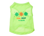 Centaurus Dog Clothes Sleeveless Comfy Polyester Summer Pets T-shirt for Small Pet-Green