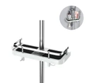 No Drilling Shower Shelf Adjustable Shower Shelf for Shower Rod Bathroom Storage with Shower Holder Shelf