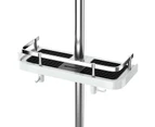 No Drilling Shower Shelf Adjustable Shower Shelf for Shower Rod Bathroom Storage with Shower Holder Shelf