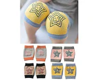 4 Pairs Of Unisex Baby Crawling Non-slip Knee Pads