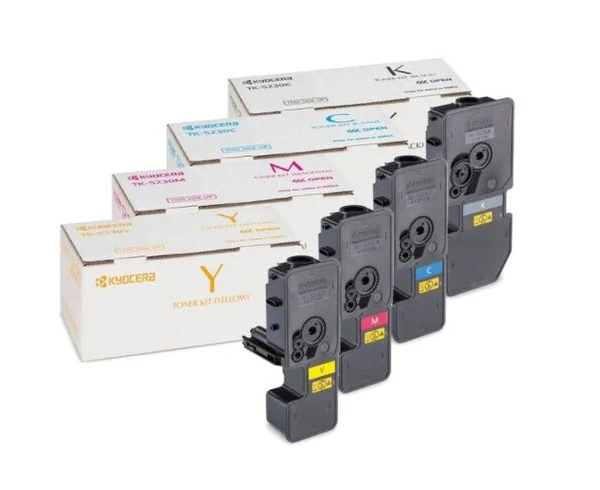 Kyocera TK-5444K, C, M, Y Set of 4 Colour Laser Toners