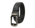 Men's Leather Belt Business Stylish Buckle Waist Strap Waistband Black