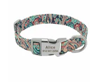 Nylon Beagle Dog Collar - Dark Green