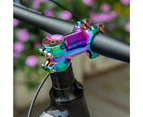 High Hardness Handlebar Stem PVD Surface Vacuum Coating Increase Height Long Service Life Bicycle Stem for Downhill Bikes