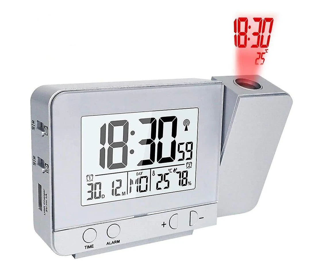 Projection Alarm Clock Digital Clock With Time Projection