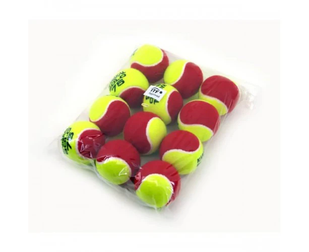 Karakal Solo 75 Tennis Balls (Pack of 12) (Yellow/Red) - CS1618