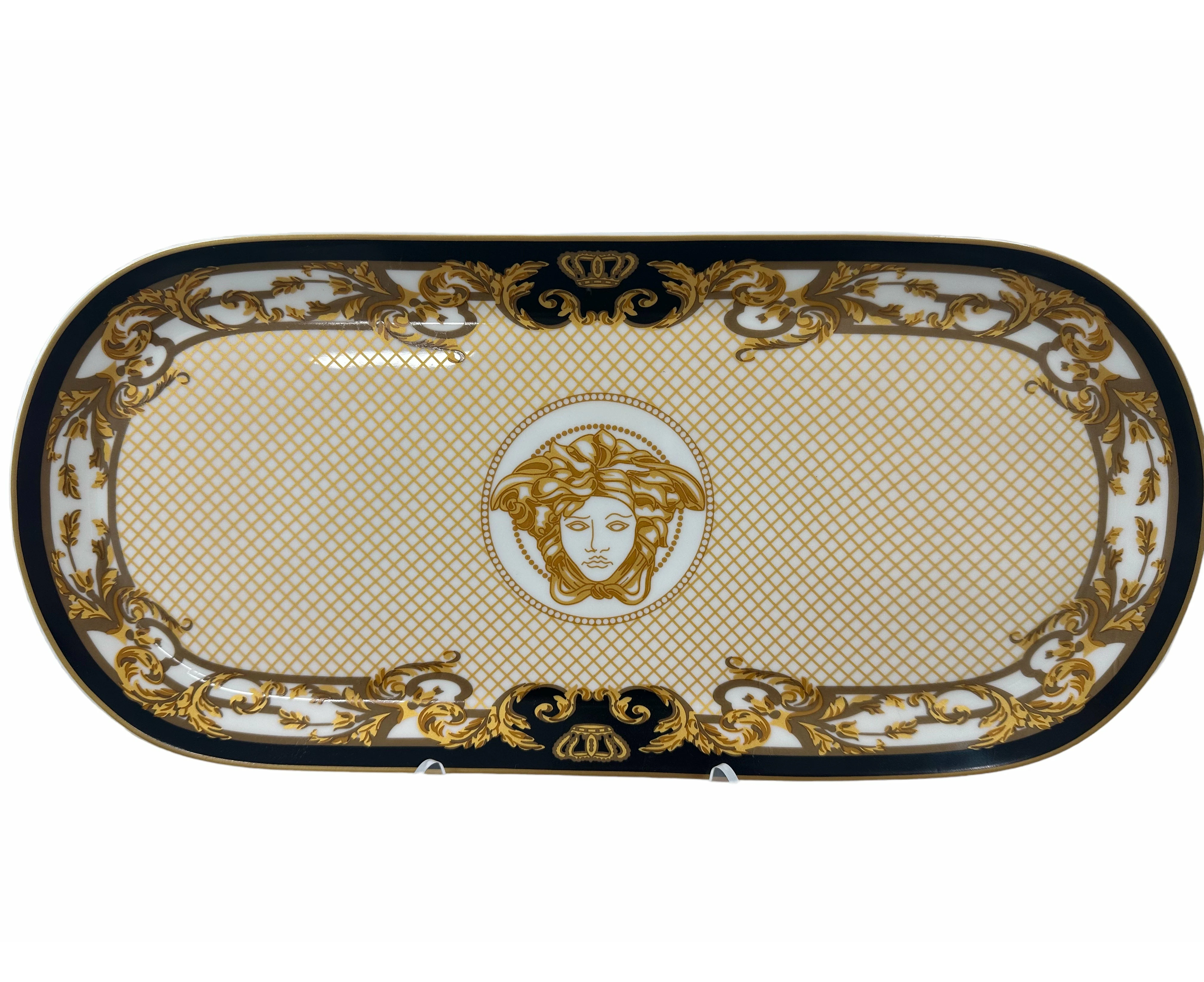 The House of Florence Medusa Luxe Oval 33.5cm Platter