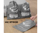 Large Portable Shoes Bag Travel Storage Pouch Drawstring Bags Non-woven