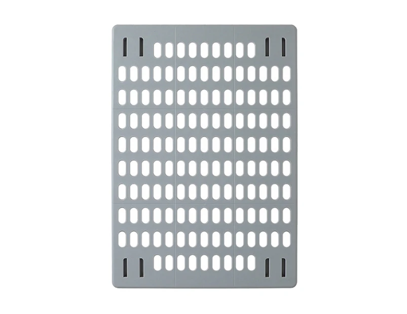 Pegboard Wall Organizer Simple Multiple Holes Punch Free Self Adhesive Wall Mount Display Pegboard Panel For Kitchen Grey Slab
