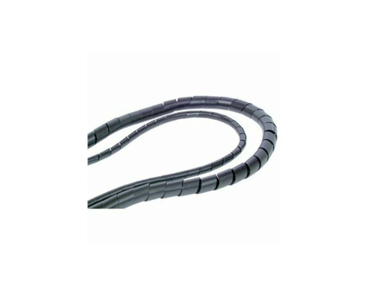 Jaycar Cable Spiral Binding (12mmx1.5m) - Black