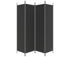 4 Panel Room Divider Folding Privacy Screen Separator Stand Home Partition Black