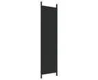 4 Panel Room Divider Folding Privacy Screen Separator Stand Home Partition Black