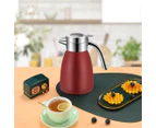 SOGA 1.8L Stainless Steel Kettle Insulated Vacuum Flask Water Coffee Jug Thermal Red