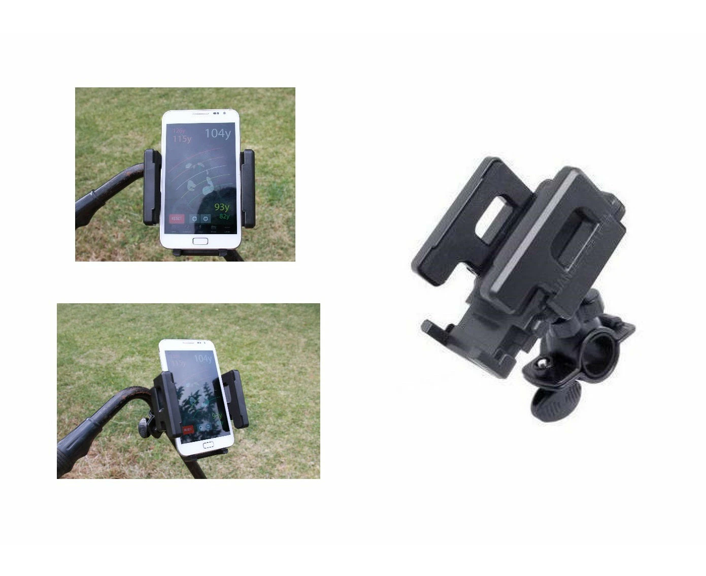 Golf Phone Rangefinder Holder Cradle for Buggy Cart eg Bushnell Sureshot iPhone