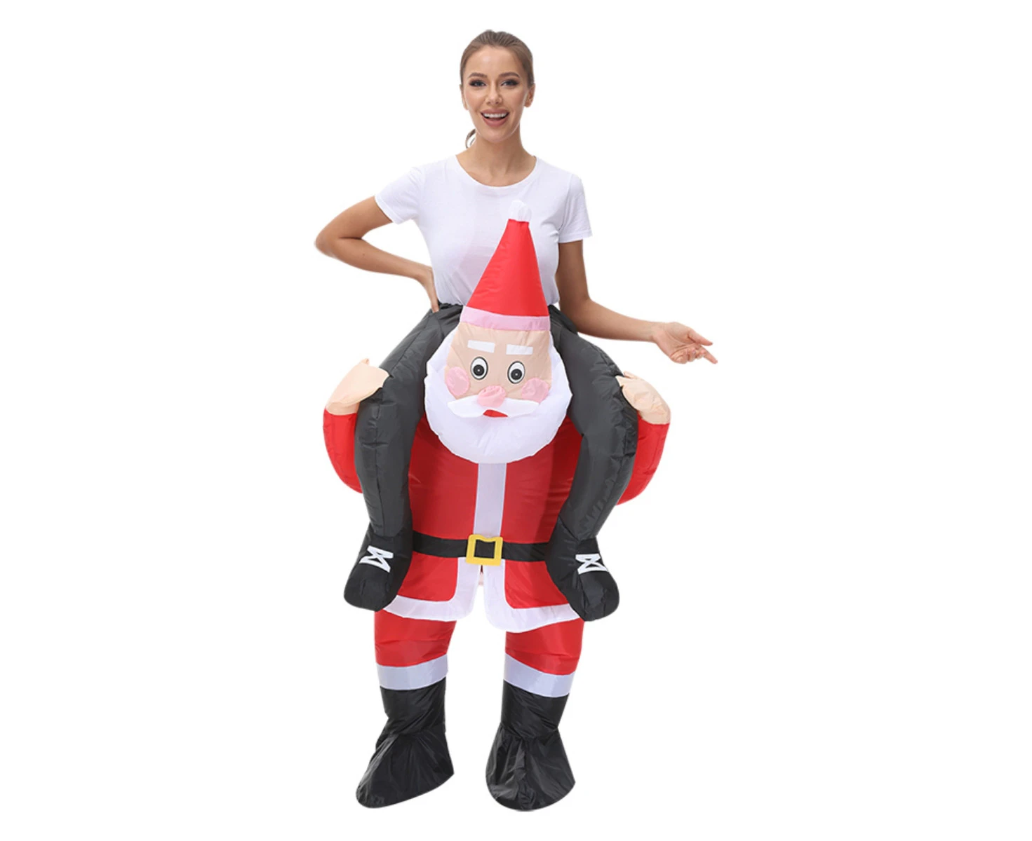 Costume Bay Unisex Adult Riding Santa Inflatable Costume