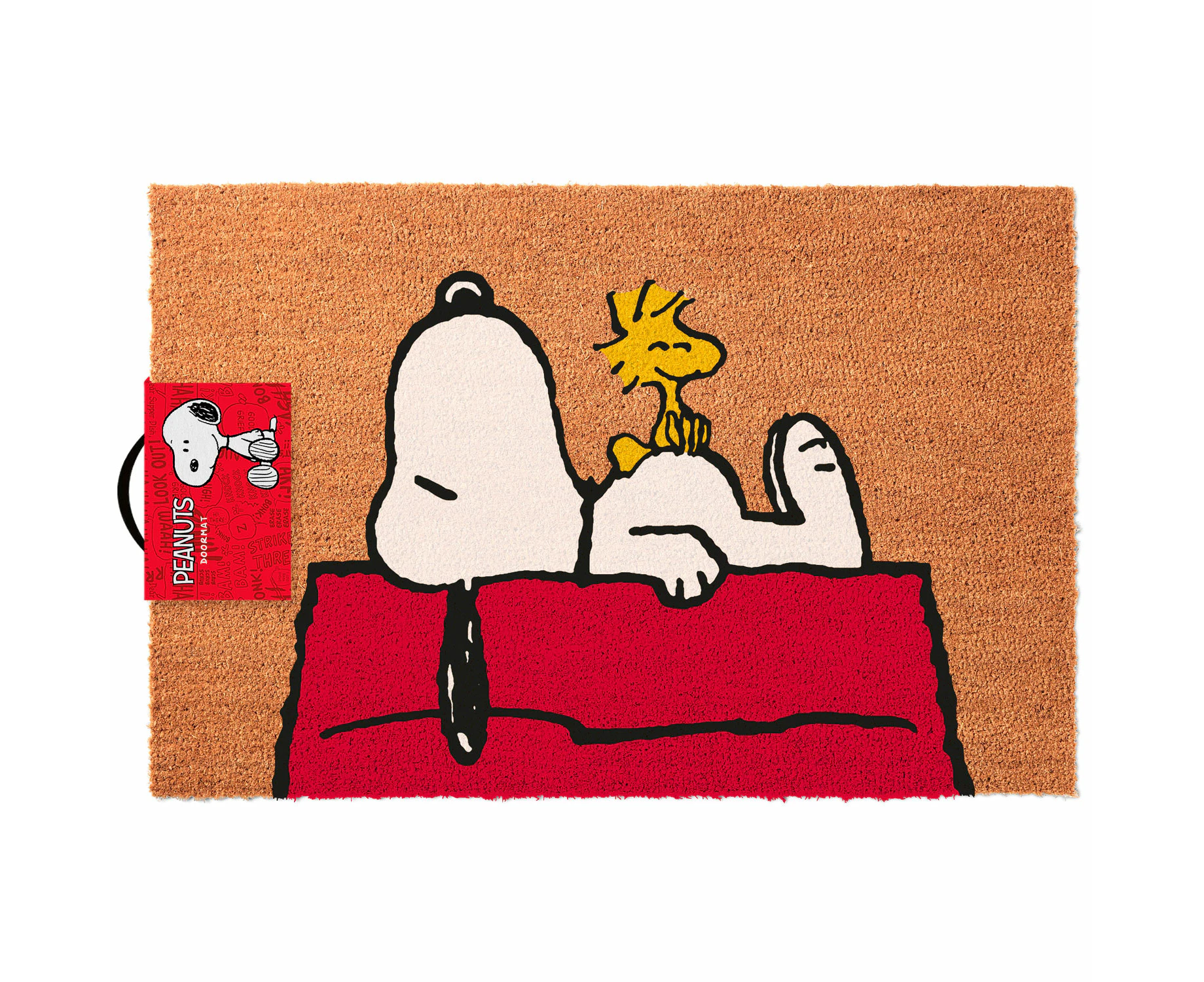 Official Snoopy Door Mat - 15.7 x 23.6 inches / 40 x 60 cm - Coconut Coir - Eco Friendly 100% - Indoor Door Mat & Outdoor Door Mat - Snoopy Gifts -  - MKTP