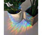 ishuif Window Sticker Self-adhesive Waterproof PVC Flower Pattern Rainbow Maker Sun Catcher Glass Decal Home Decor-Butterfly