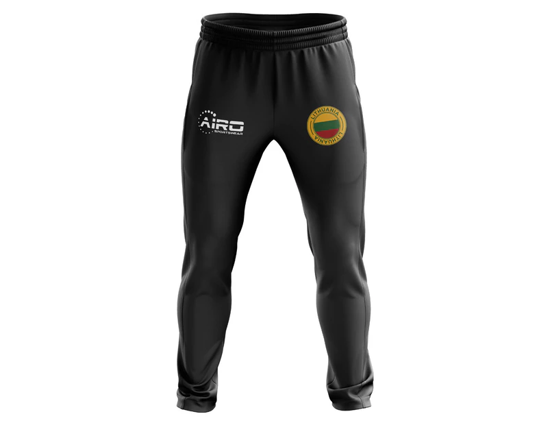 Lithuania Concept Football Training Pants (Black)