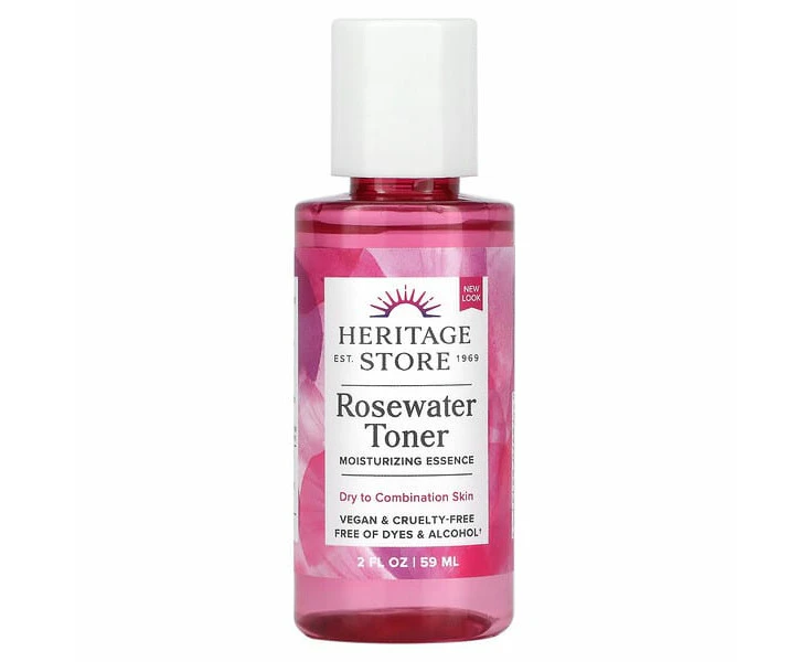 Rosewater Toner, Dry to Combination Skin, 2 fl oz (59 ml)