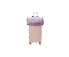 Biwiti 2Pcs Minimalist Large Capacity Duffel Bag -Purple and Green