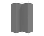 4 Panel Room Divider Folding Privacy Screen Separator Stand Home Partition Grey