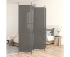 4 Panel Room Divider Folding Privacy Screen Separator Stand Home Partition Grey